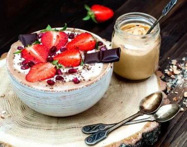 Cacao Almond Butter Smoothies Bowl